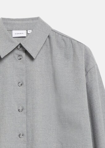 COMMA Bluse in Grau: Vorderseite