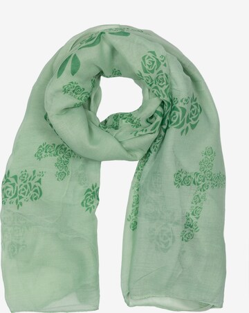 Cassandra Accessoires Scarf 'Rose' in Green