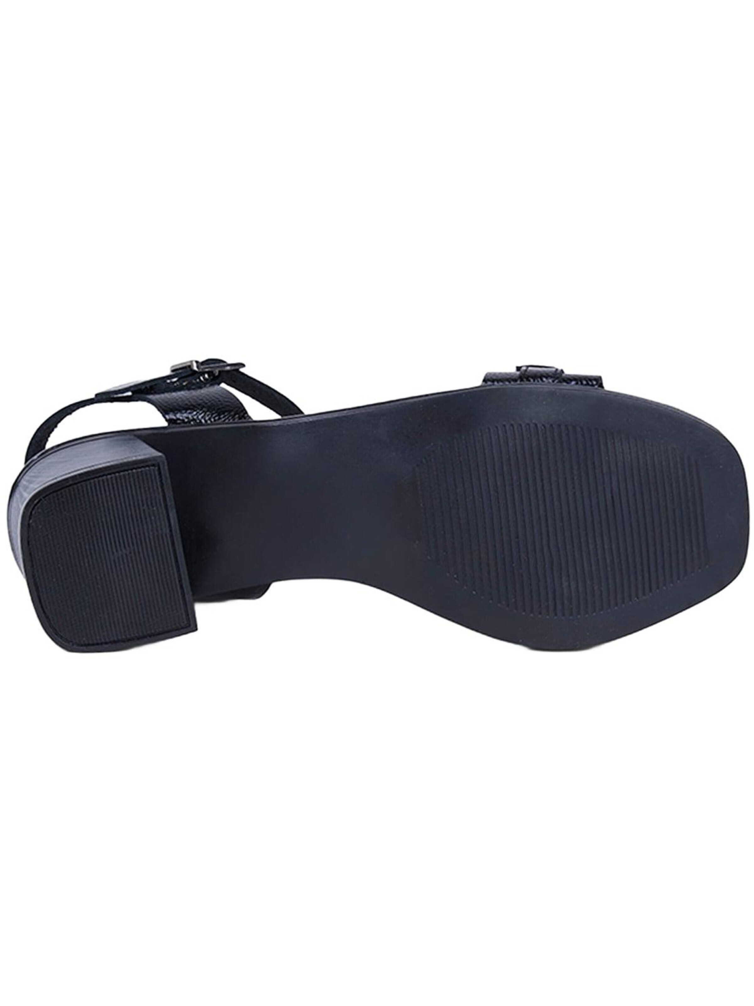 Desa Teenslipper 'Sandalen mit Blockabsatz' in Zwart