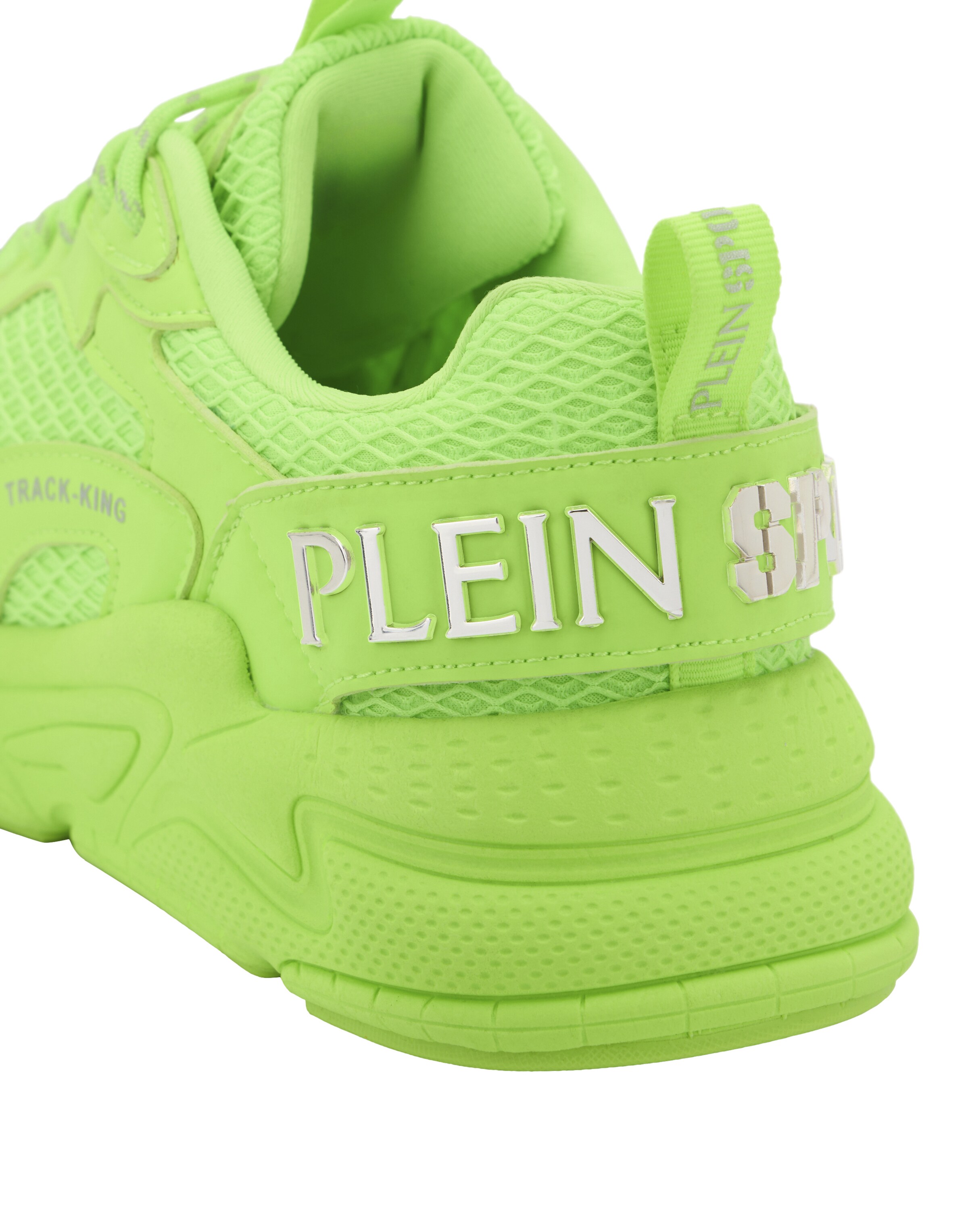 Plein Sport - Sapatilhas baixas 'Track King' em amarelo