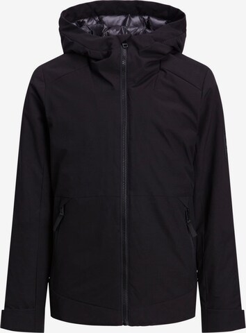 Veste mi-saison Jack & Jones Junior en noir : devant