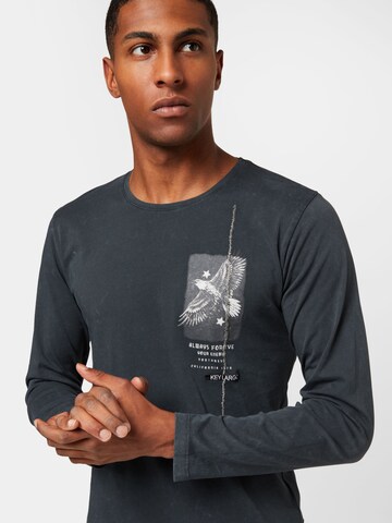 Key Largo Shirt 'Enemies' in Black
