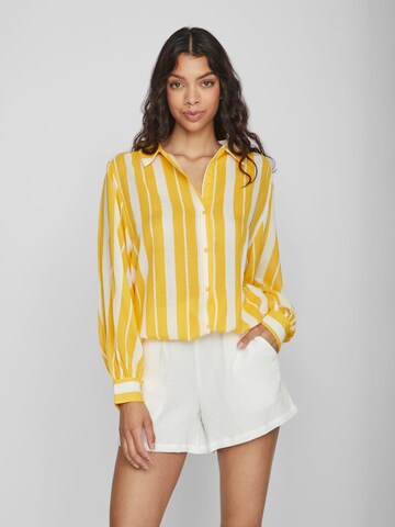 VILA - Blusa em amarelo: frente