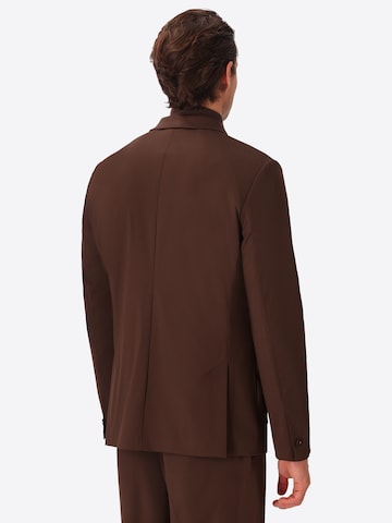 Distretto12 - Ajuste regular Chaqueta saco 'H.P.' en marrón