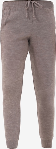 Jimmy Sanders Slimfit Broek in Bruin: voorkant