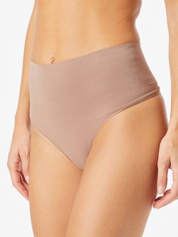 Slip modellante di SPANX in marrone: frontale