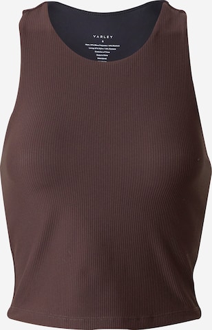 Varley Bralette Sports bra 'LET'S MOVE KEMPTON' in Brown: front