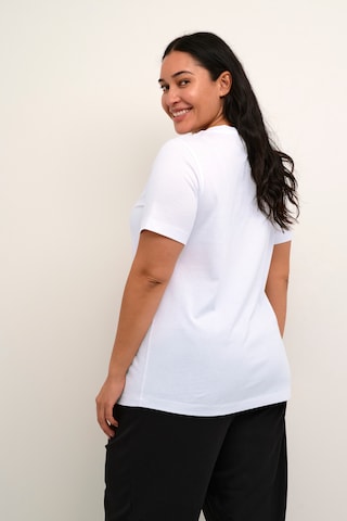 KAFFE CURVE - Camiseta 'Diana' en blanco