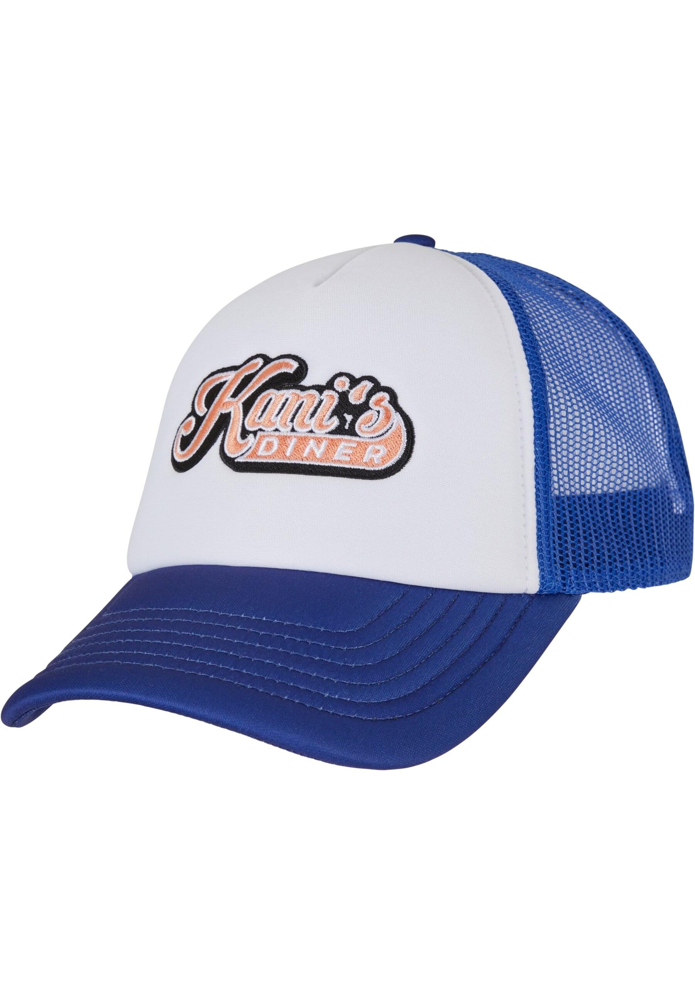 Cappello da baseball di Karl Kani in blu: frontale