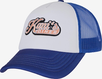 Cappello da baseball di Karl Kani in blu: frontale