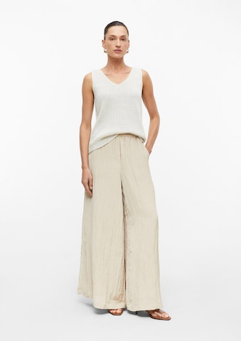 s.Oliver Wide leg Broek in Beige