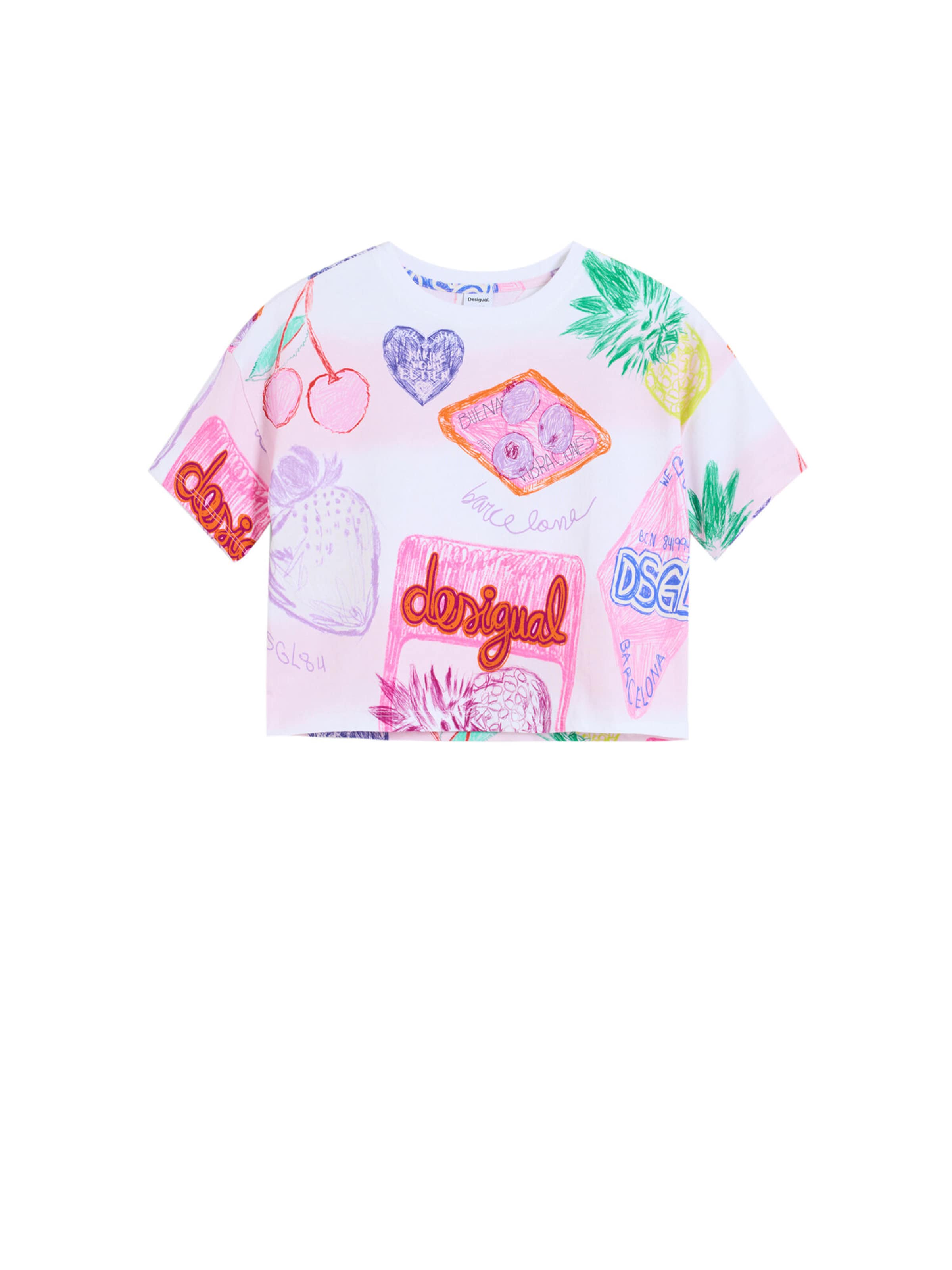 Desigual Tričko - Biela: predná strana