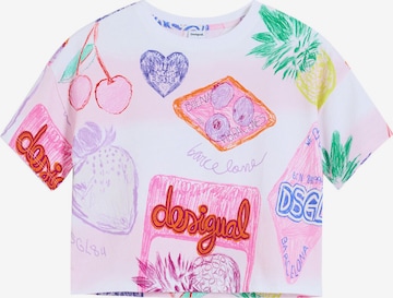 balta Desigual Marškinėliai: priekis