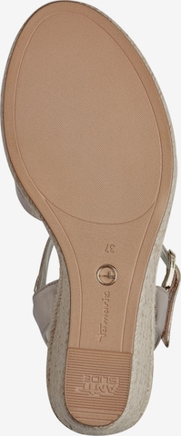 TAMARIS Strap sandal in Gold