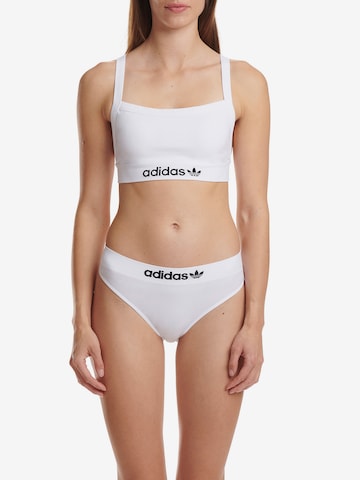 ADIDAS ORIGINALS Thong ' Smart & Novel ' in White