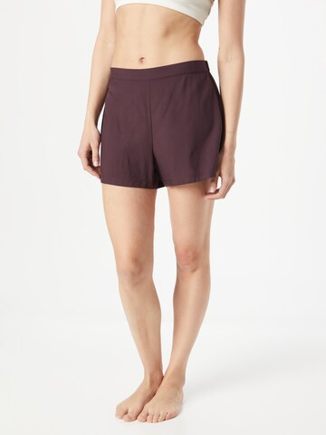 Calvin Klein Underwear Пижамные штаны в Лиловый: спереди