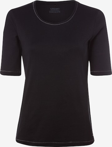T-shirt Olsen en noir : devant