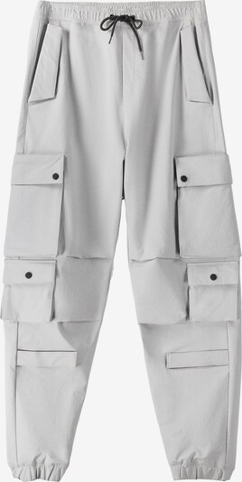 Pantaloni cargo Bershka di colore grigio chiaro, Visualizzazione prodotti