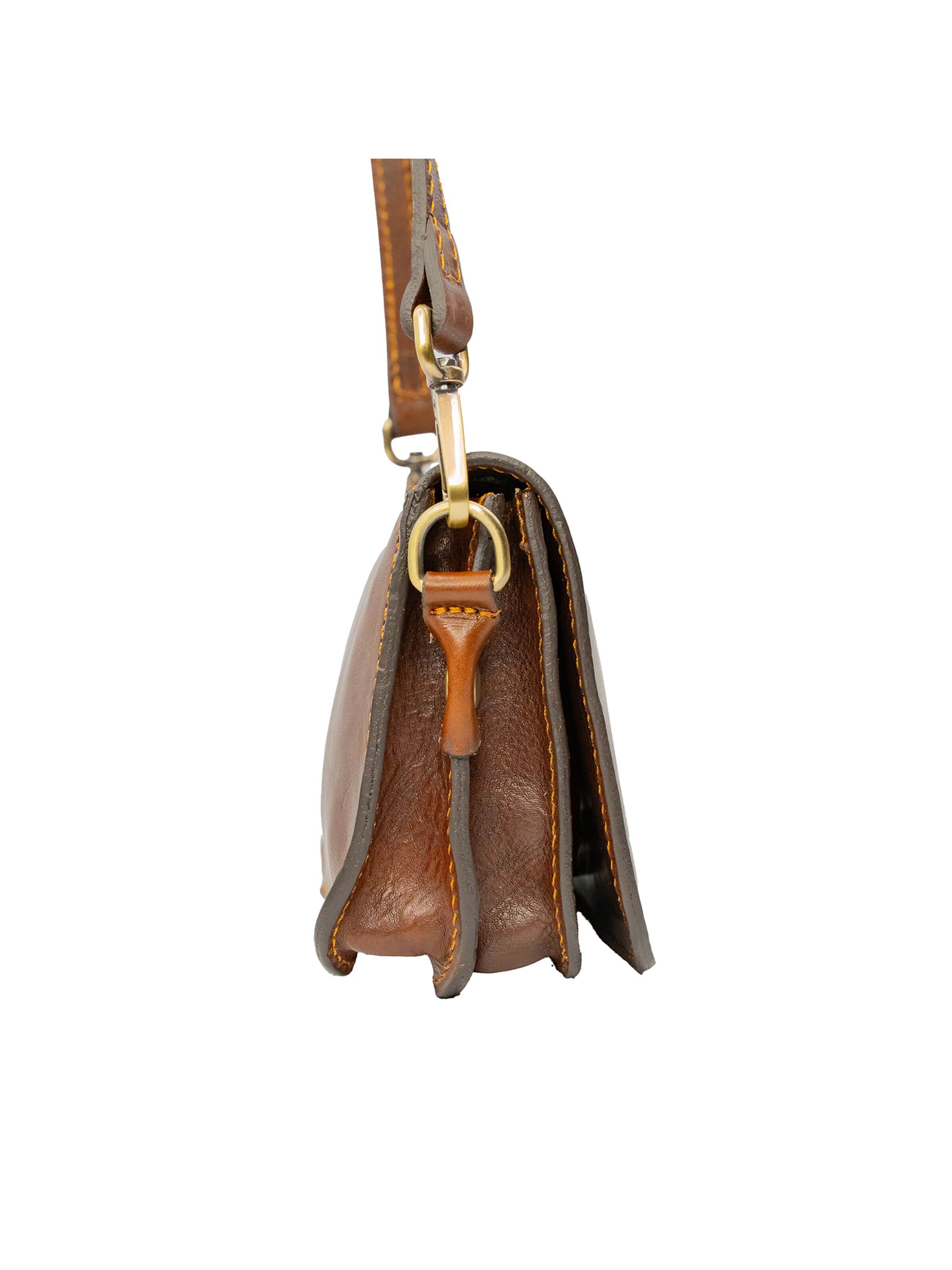 bupell Schultertasche 'Cinzia'‌‌‌‌‌‌‌‌‌ in Braun