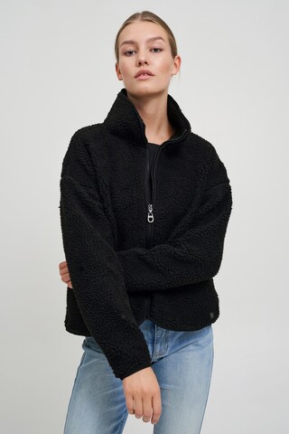 Oxmo Fleece jacket 'Tonje' in Black: front