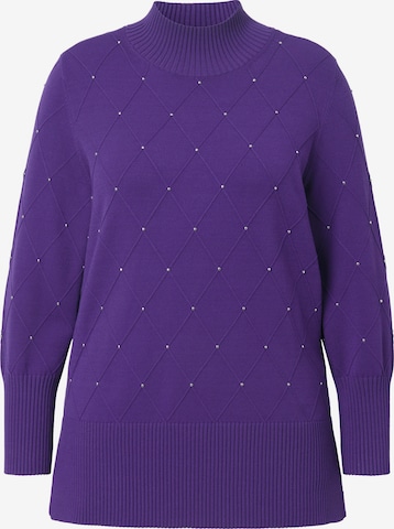 Ulla Popken Pullover in Lila: Vorderseite