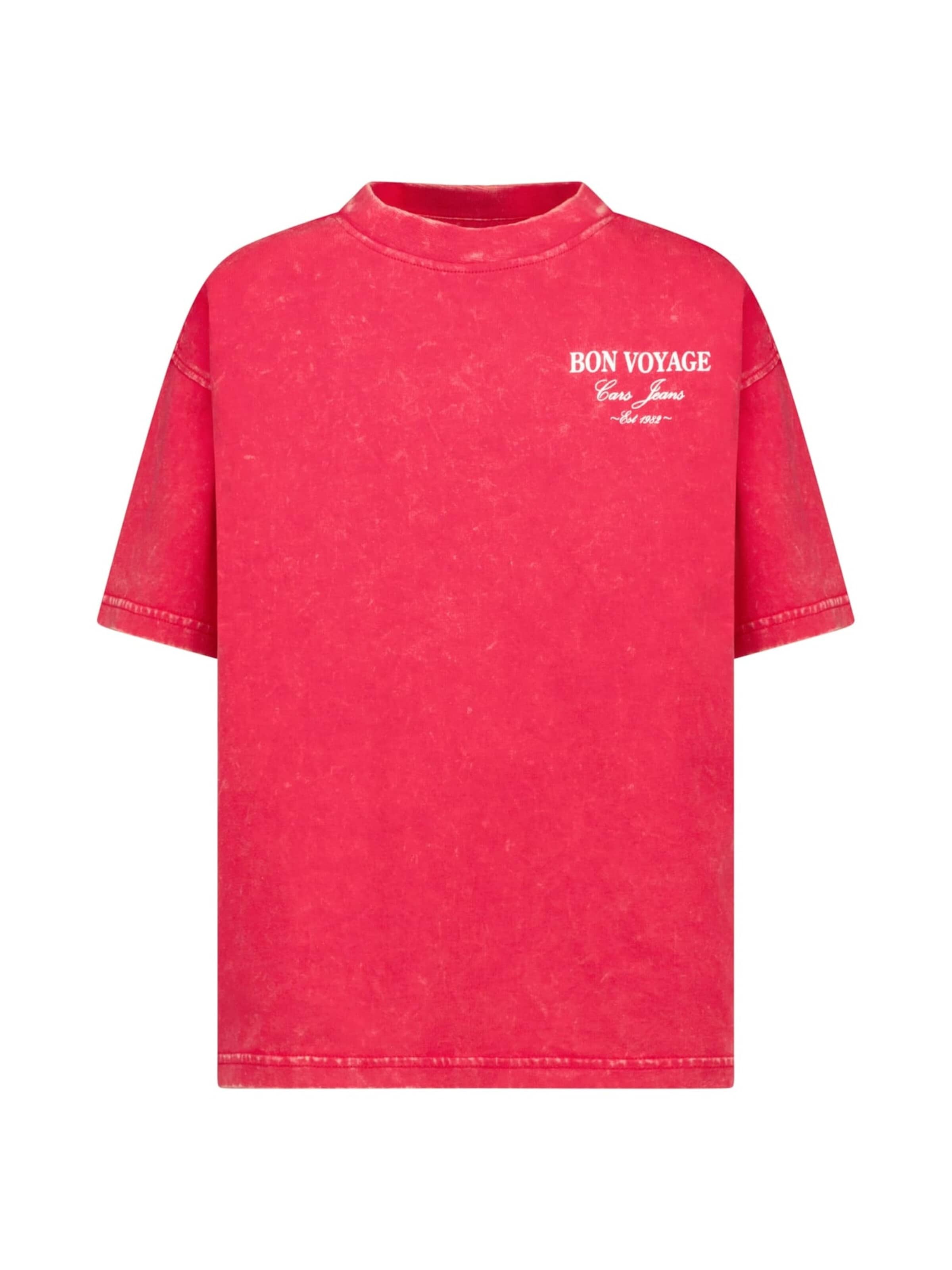 CARS Shirt in Rood: voorkant