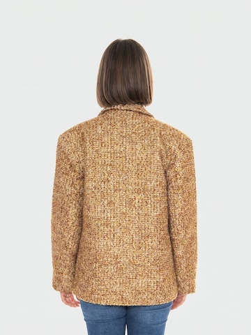Blazer di wild pony in marrone