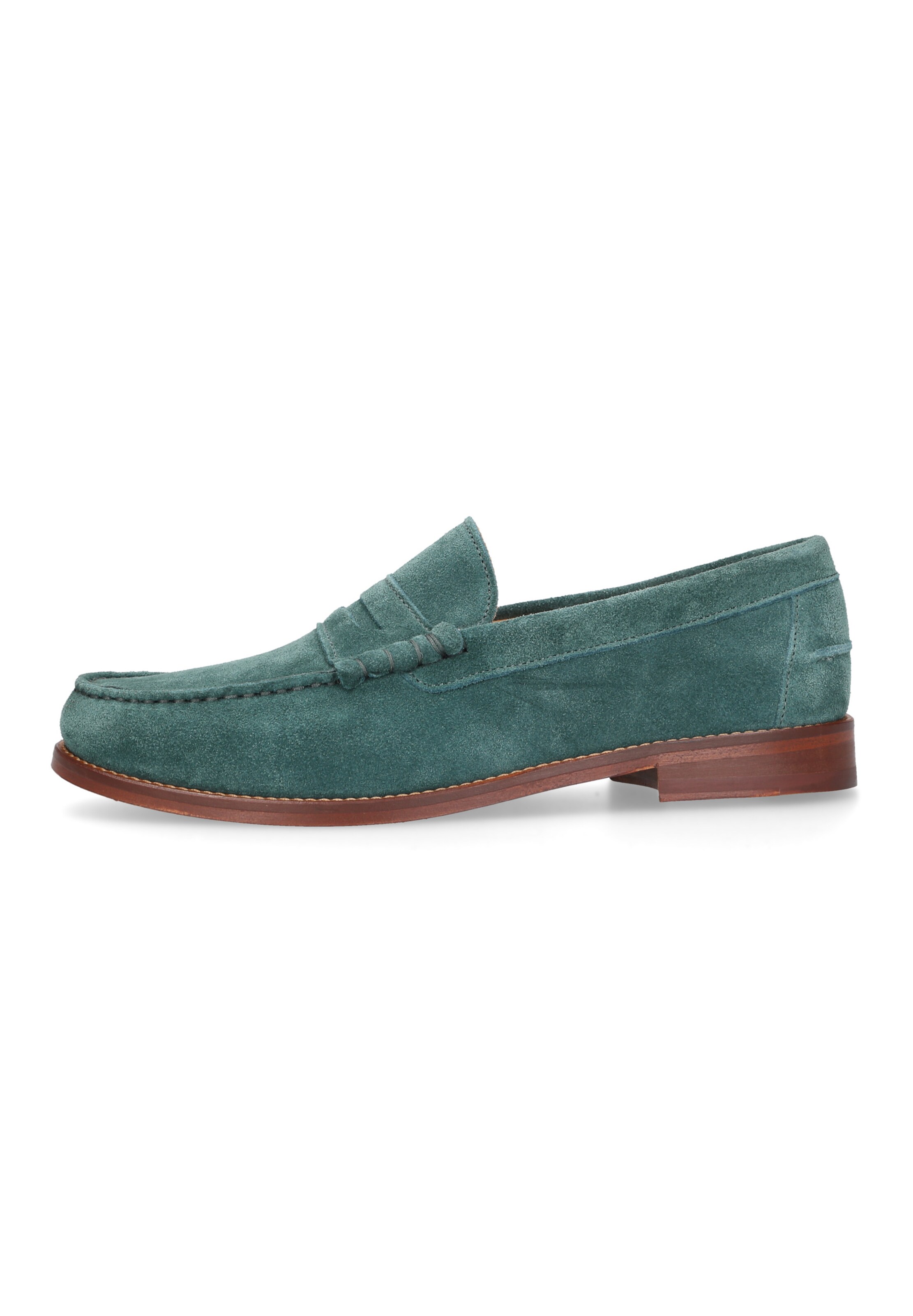 Henry Stevens Slip-ons in Green: front