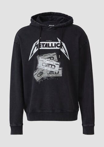 QS Sweatshirt 'Metallica®' in Black: front