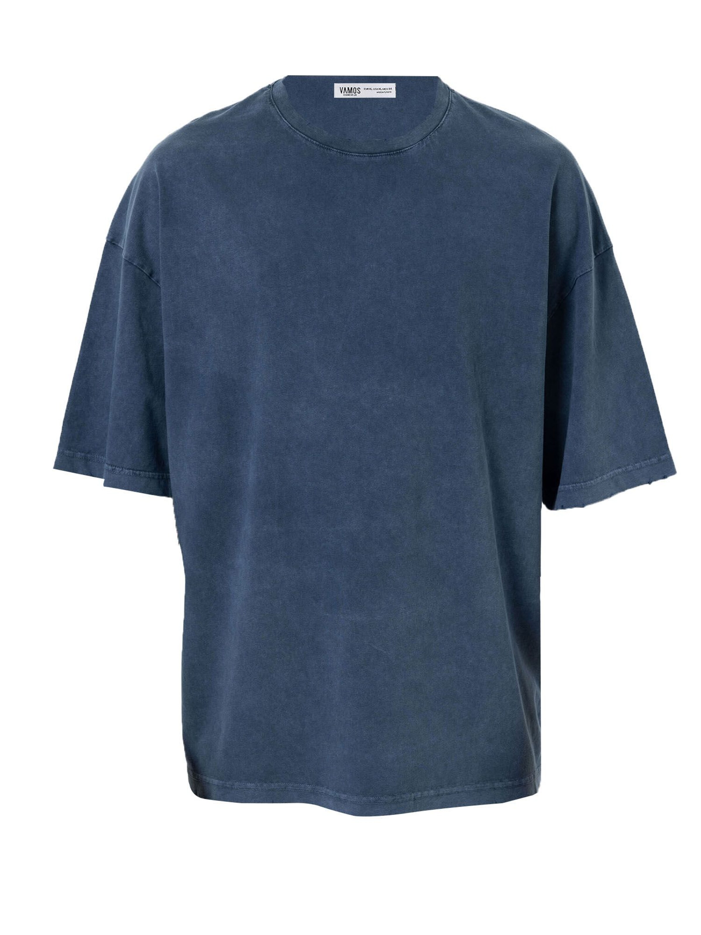 zils VAMOS CLO T-Krekls: no priekšpuses