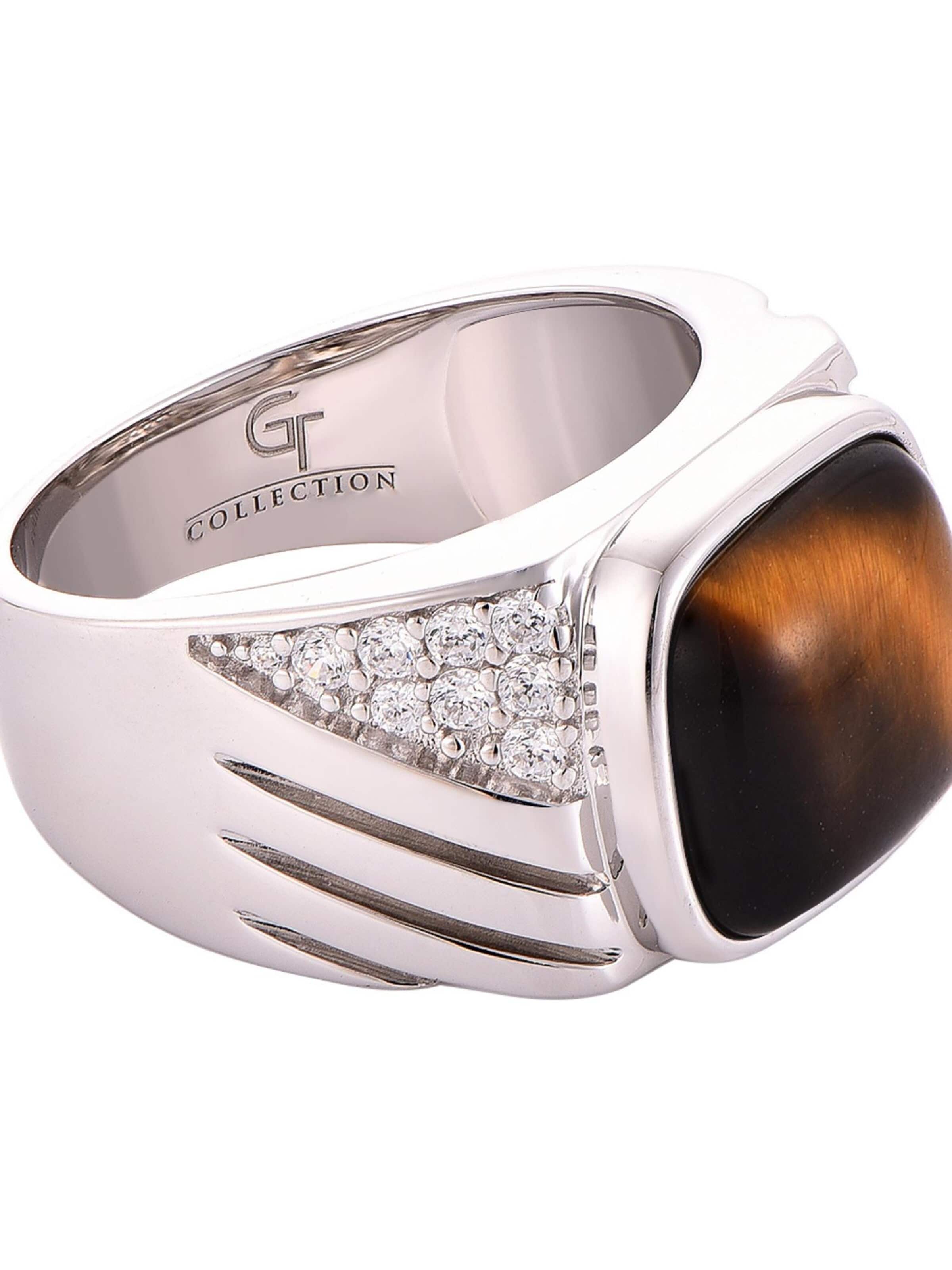 GT Collection Ring 'Tiger Eye' in Brown