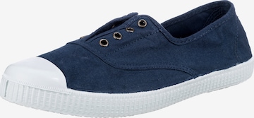 Slip on victoria en bleu : devant