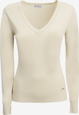 smėlio Influencer Megztinis: priekis