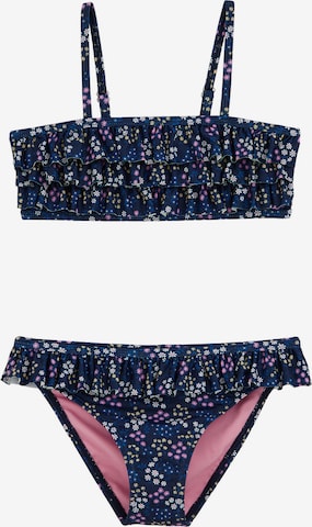 WE Fashion Bandeau Bikini värissä sininen: etupuoli