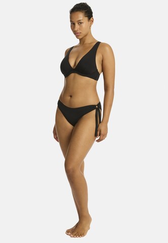 SEA LEVEL Bikinihose 'Tie Side Essentials' in Schwarz