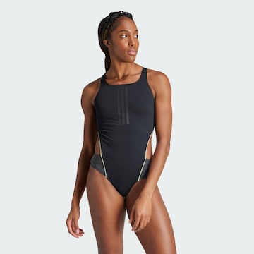 ADIDAS PERFORMANCE Bustier Sportbadpak in Zwart: voorkant