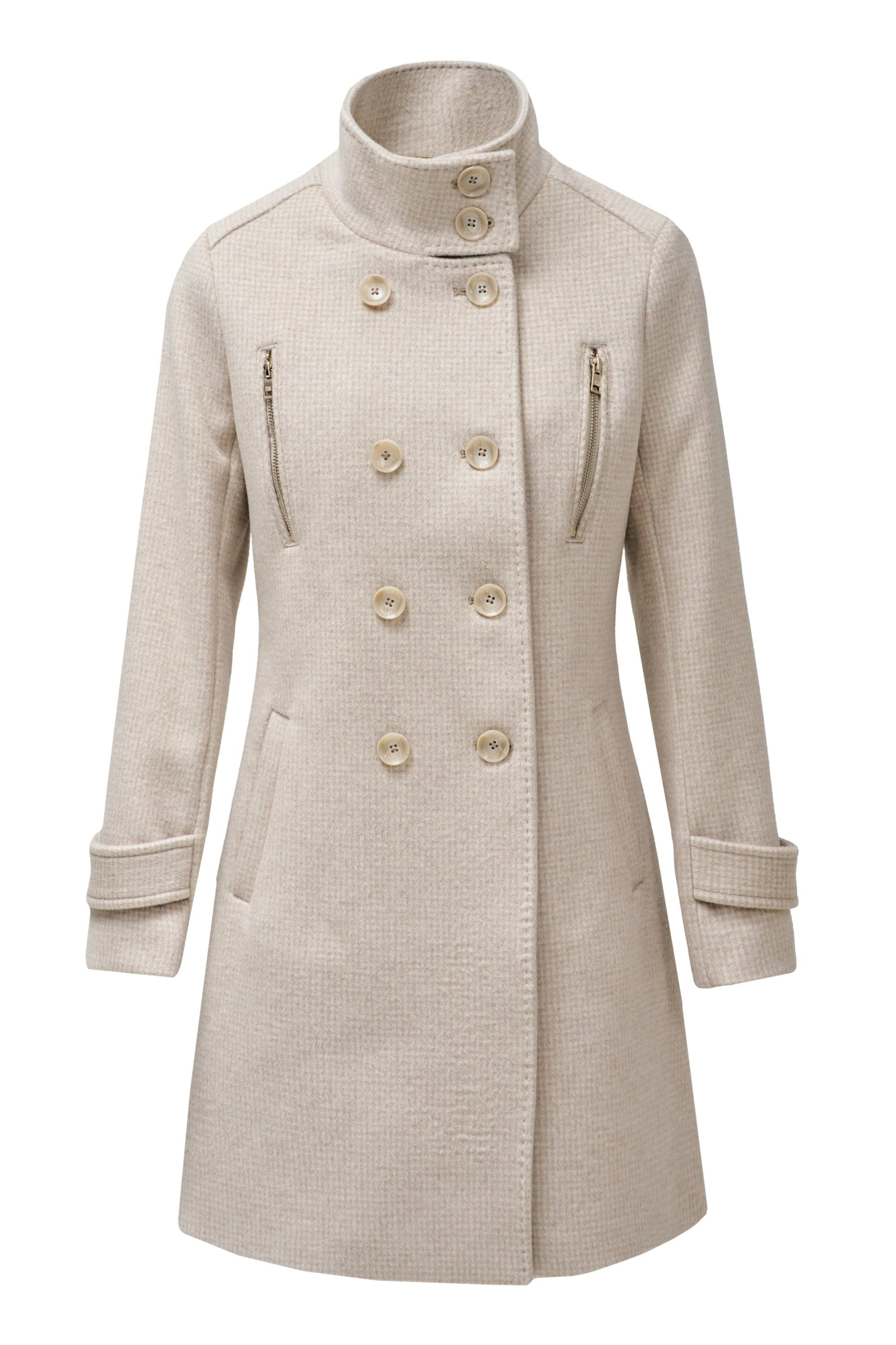 Salsa Jeans Mantel 'Lisboa' in Beige: Vorderseite