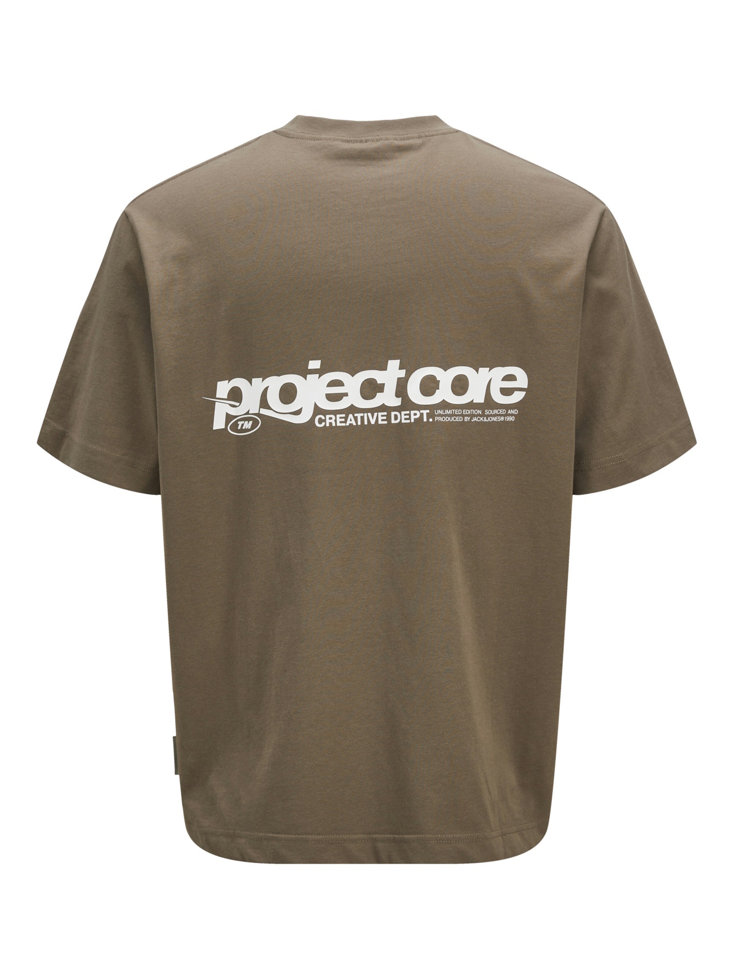 Maglietta 'Union Back' di Jack & Jones Junior in marrone