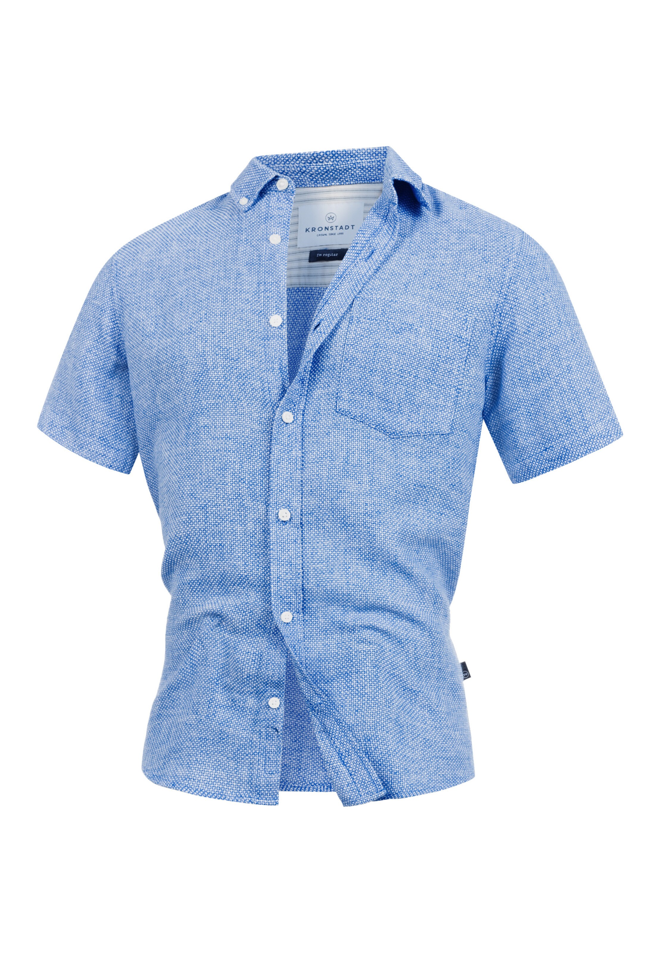 Kronstadt Hemd 'KSGallagher' in Blau: Vorderseite