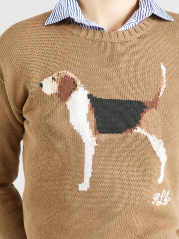 Lauren Ralph Lauren Sweater 'RIEDNEE' in Brown