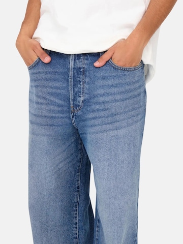 Only & Sons Loosefit Jeans 'ONSFADE' in Blauw