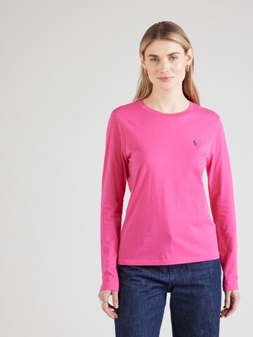 T-shirt Polo Ralph Lauren en rose : devant