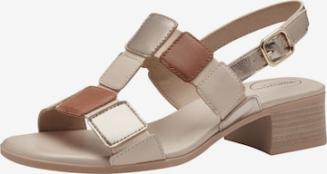 TAMARIS Sandals in Brown: front