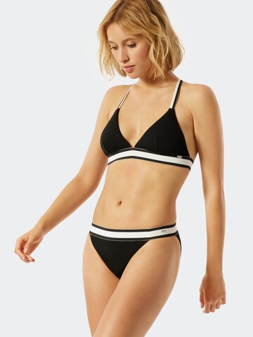 Triangle Hauts de bikini 'Aqua California Dream' SCHIESSER en noir