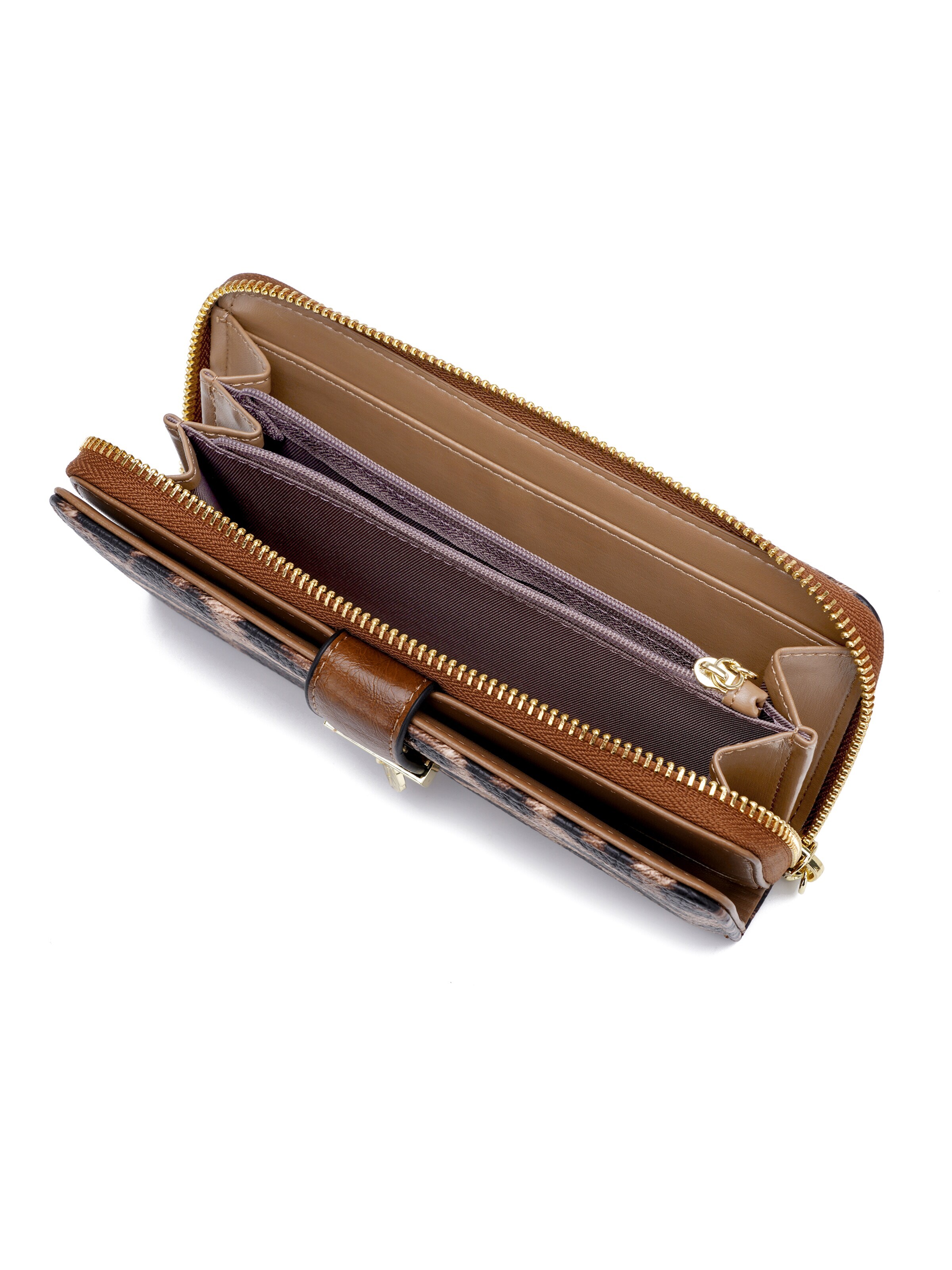 Porte-monnaies 'Damen Klassisch Minimalistisch' Pomelo Best en marron