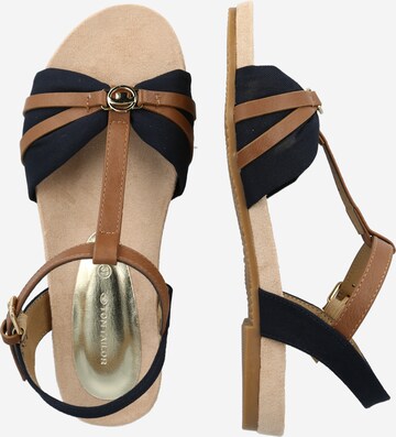 TOM TAILOR Strap sandal in Blue