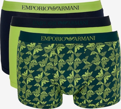 L dydžio Boxer trumpikės iš Emporio Armani, spalva – tamsiai mėlyna / žalia / juoda, Prekių apžvalga
