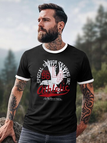 Neverless Shirt 'Eagle Athletic' in White