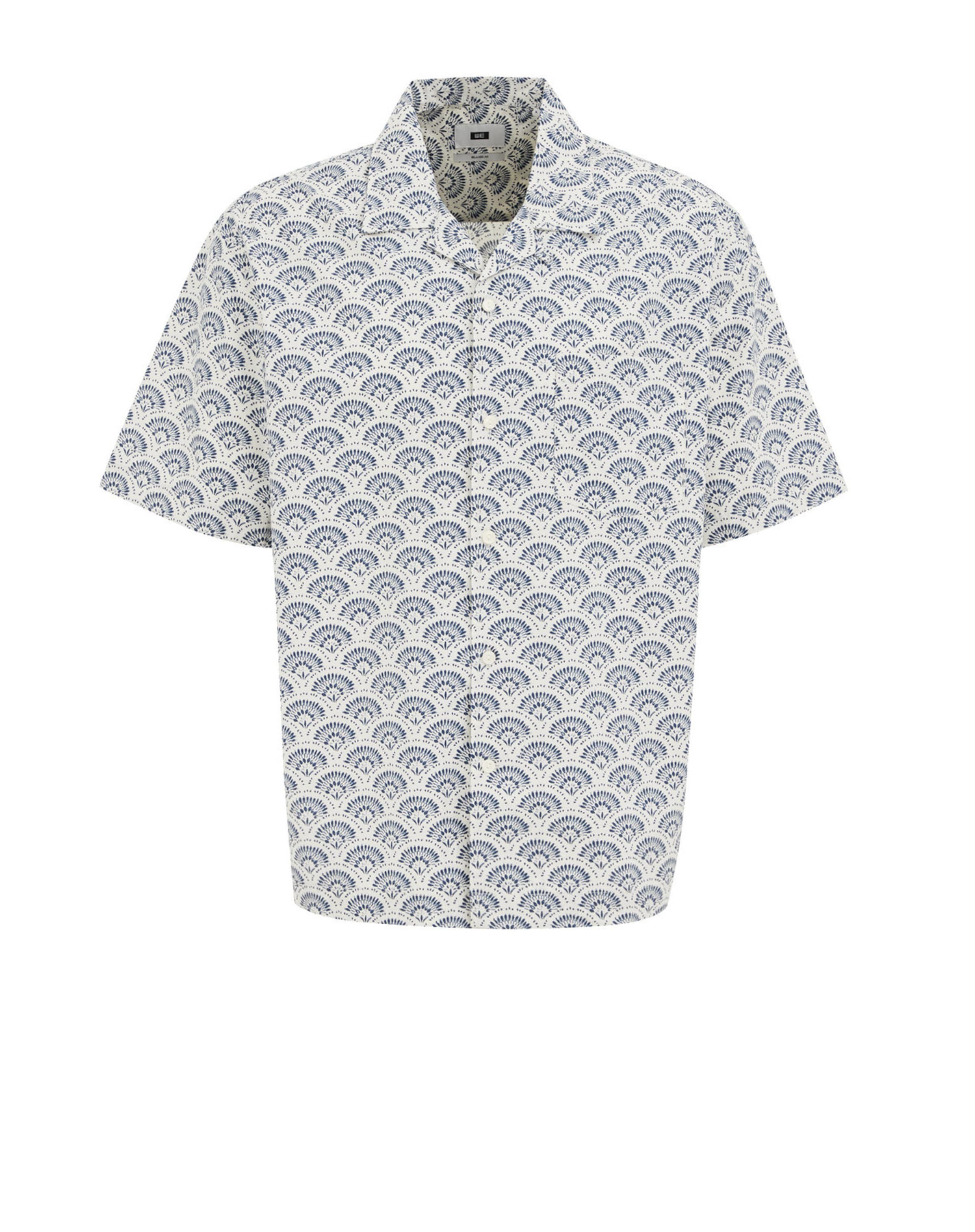 WE Fashion Regular fit Overhemd in Wit: voorkant