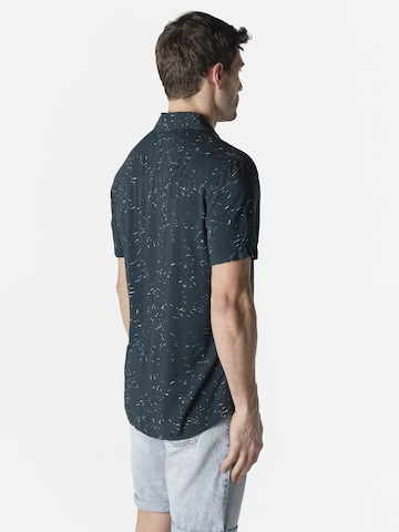 KOROSHI Comfort Fit Hemd in Schwarz